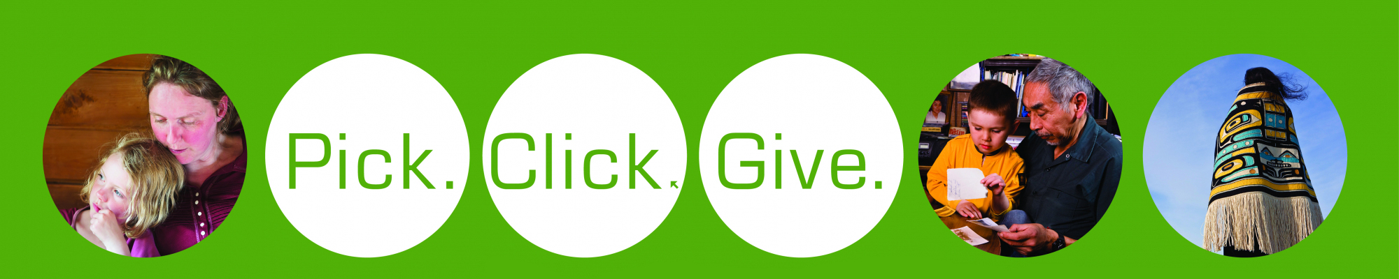 Pick. Click. Give. Support the United Way of Southeast Alaska.